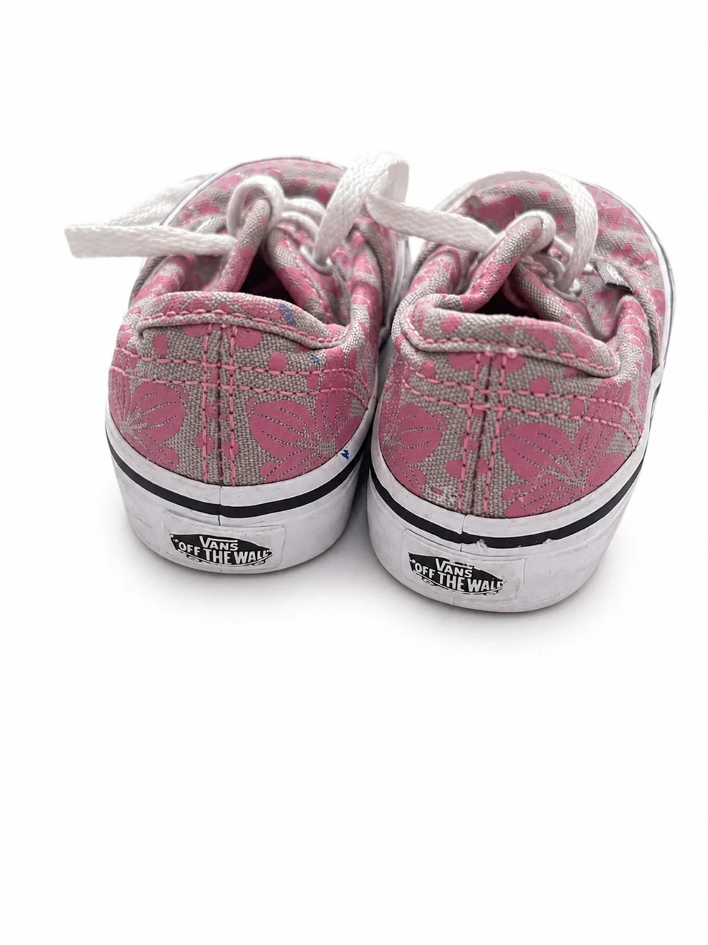 Vans Kids Pink Floral Canvas Sneakers